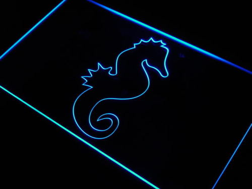 SEAHORSE Ocean Animals Home Gift Neon Light Sign